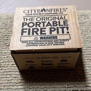 City Bonfires Portable Fire Pit